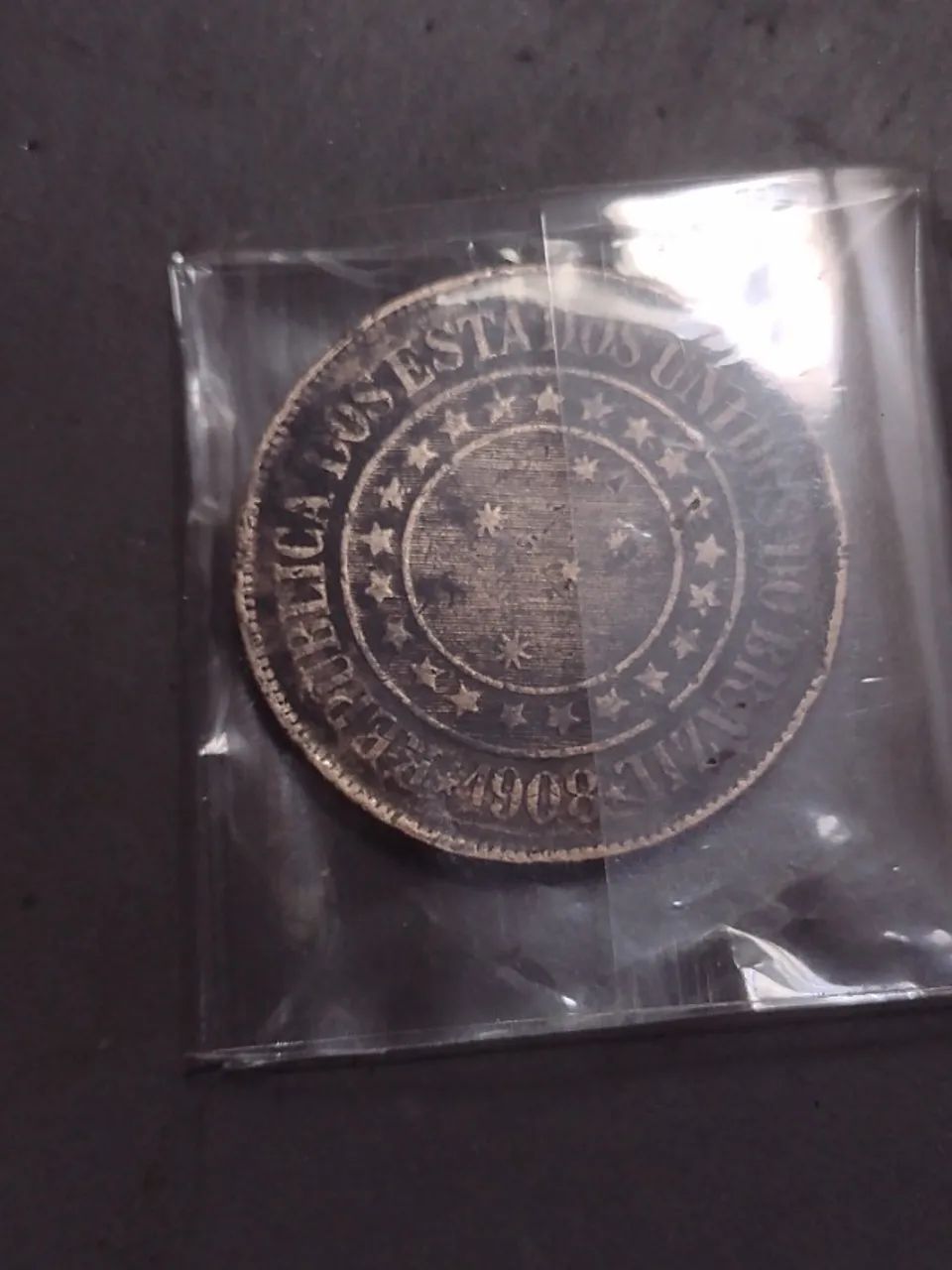 Moedas de 40 reis de 1908 - Foto 2