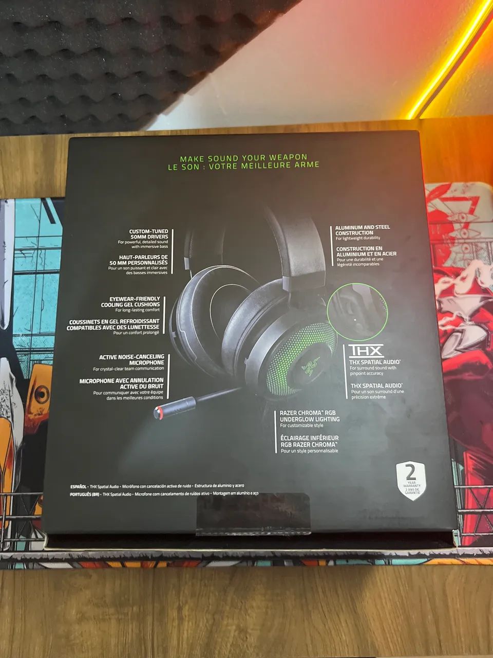 HEADSET RAZER KRAKEN ULTIMATE (OLXPAY) - Foto 2