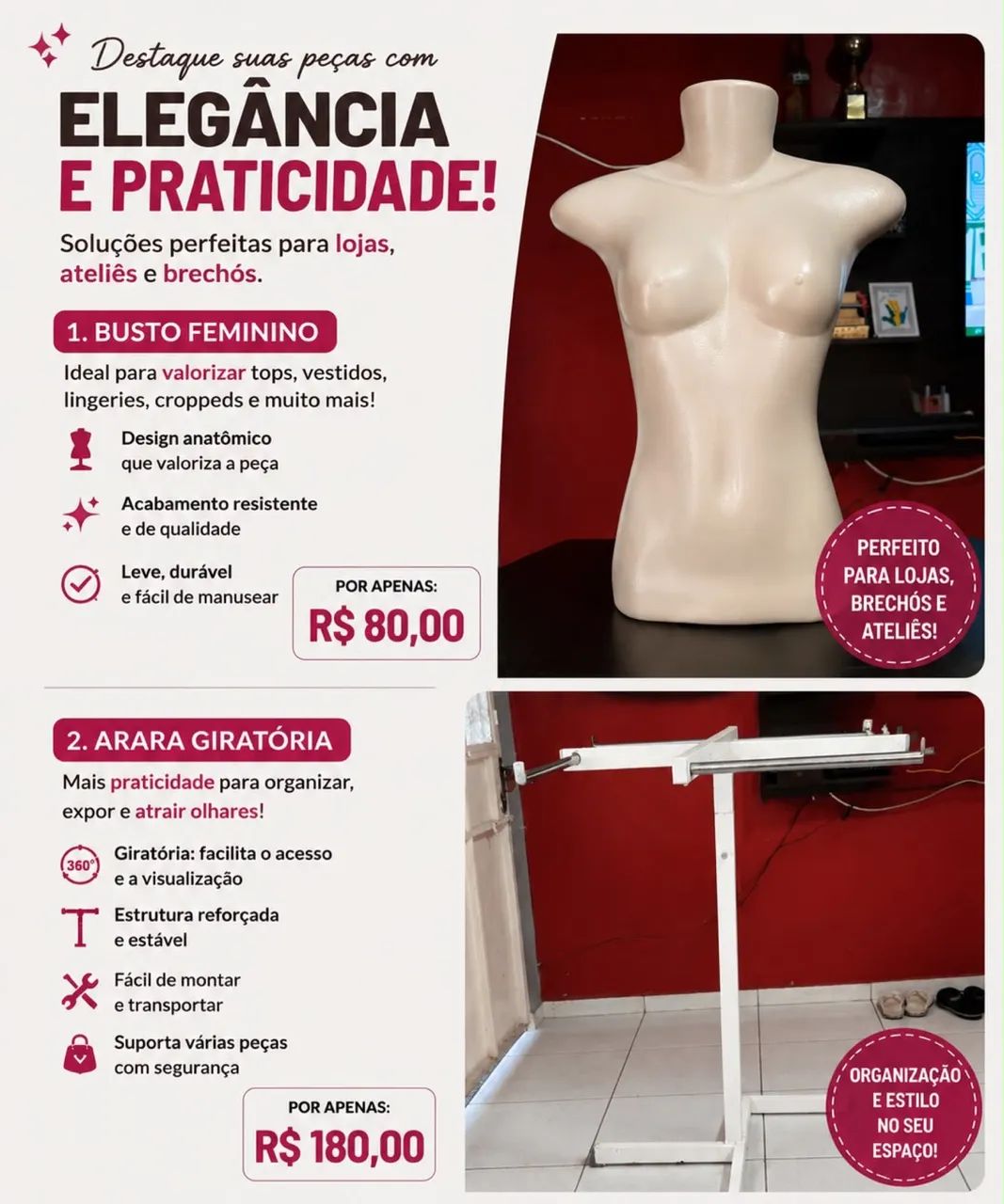 Arara Giratória & Busto !! 