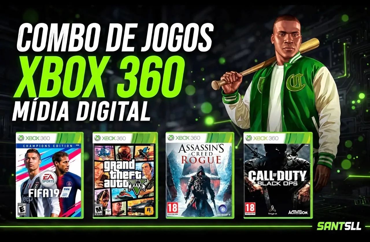 Combo de jogos - Xbox 360