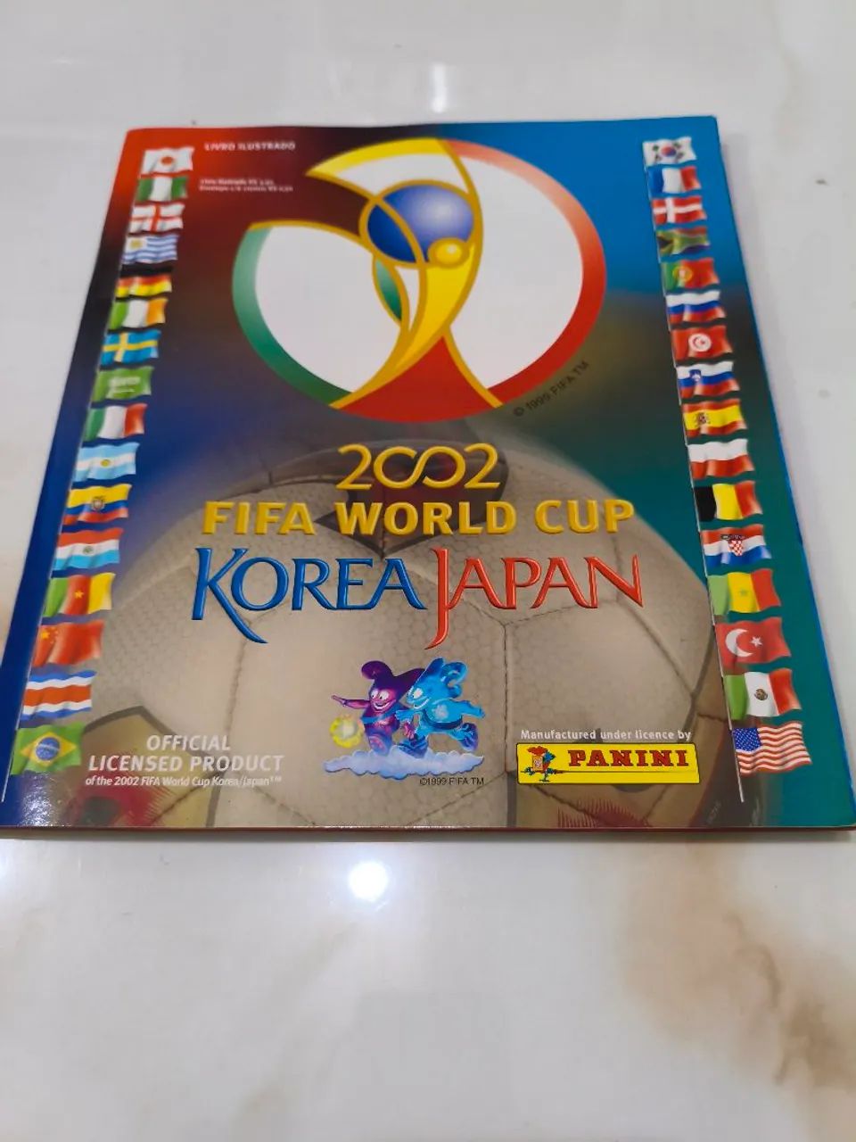 Album de figurinhas completo da copa do mundo de 2002