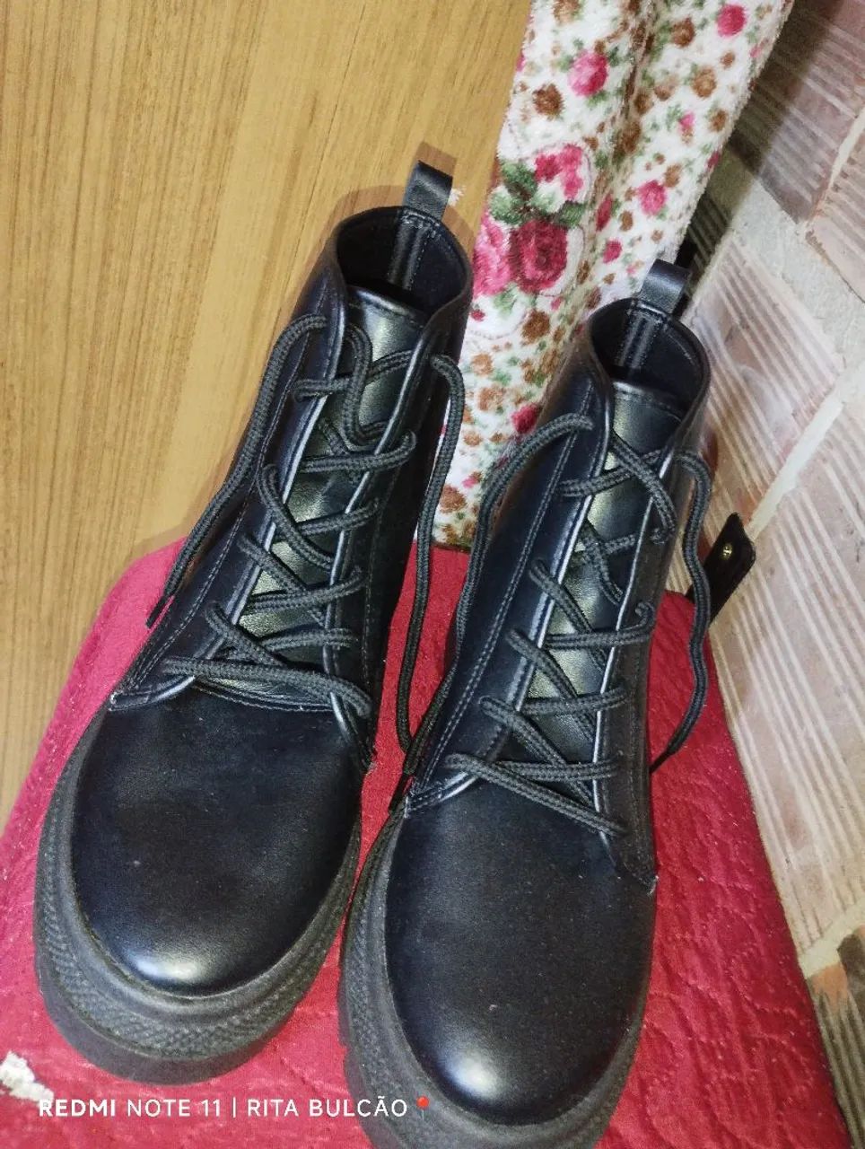Bota coturno moleca