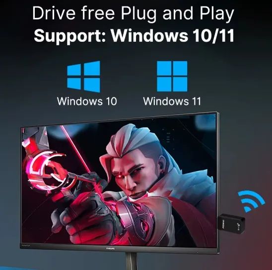 Adaptador USB WiFi6 + BT - Foto 4