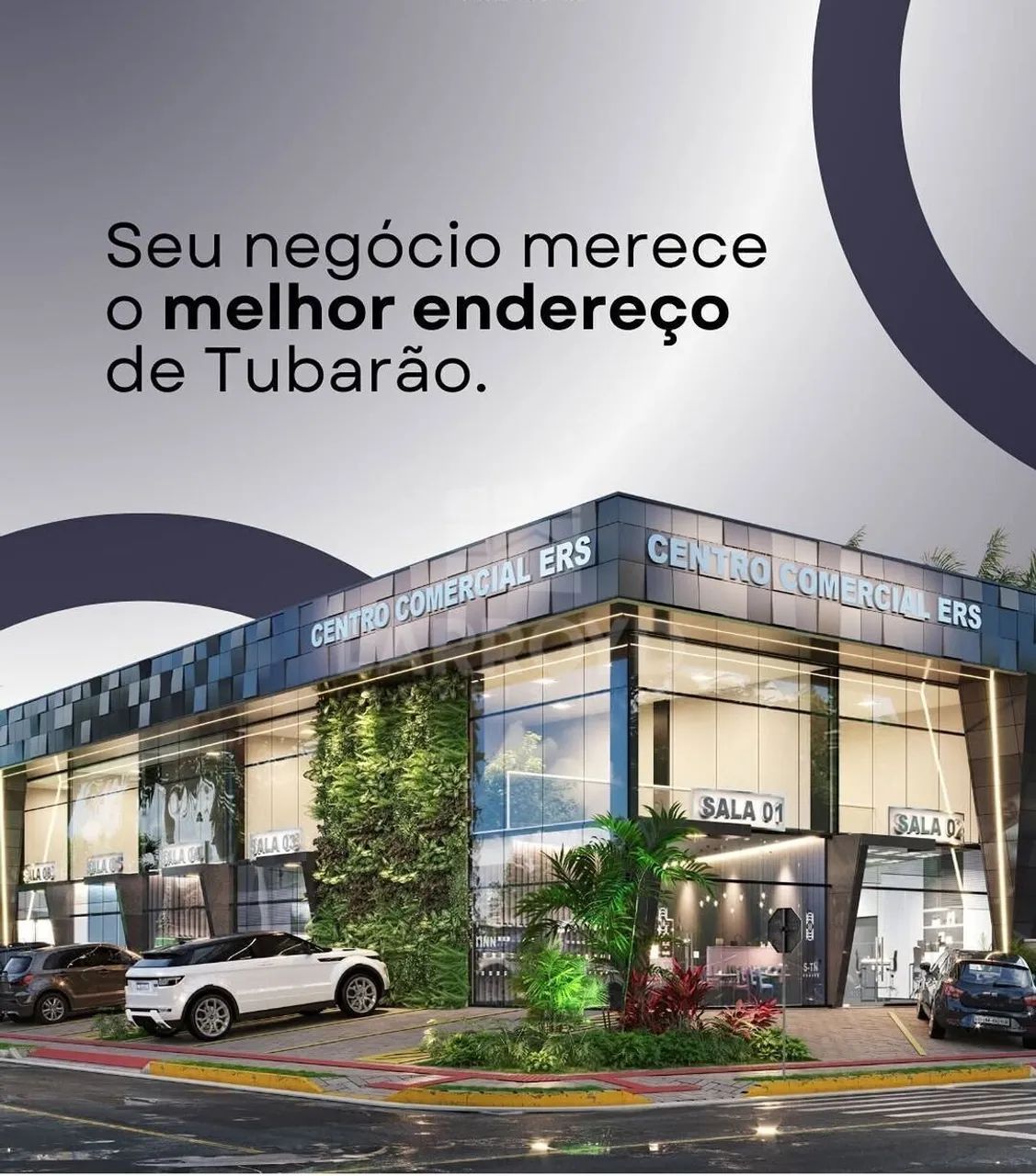 CENTRO COMERCIAL ERS - Sala comercial Térreo em Vila Moema, Tubarão/SC