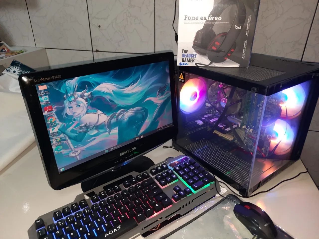 Computador gamer core i7 aquário  - Foto 4