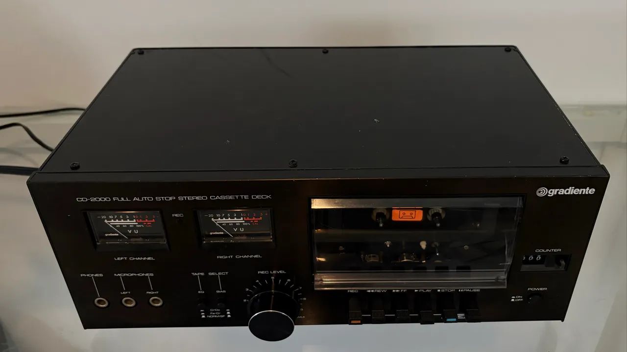 Tape deck Gradiente CD-2000 revisado - Foto 4