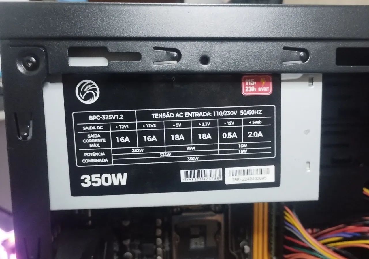 Fonte 350w bivolt  - Foto 2