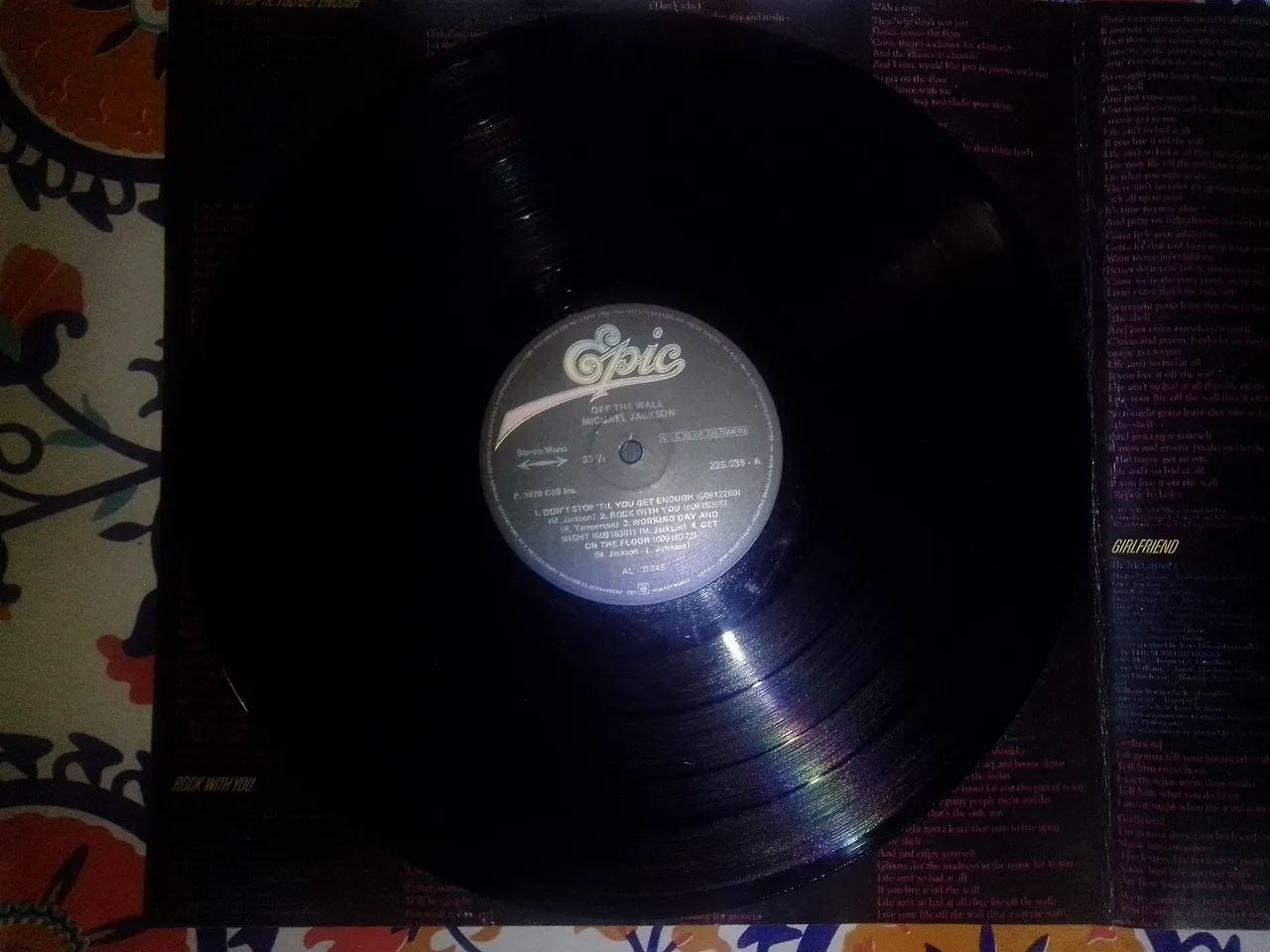 LP MICHAEL JACKSON " OFF THE WALL - Foto 4