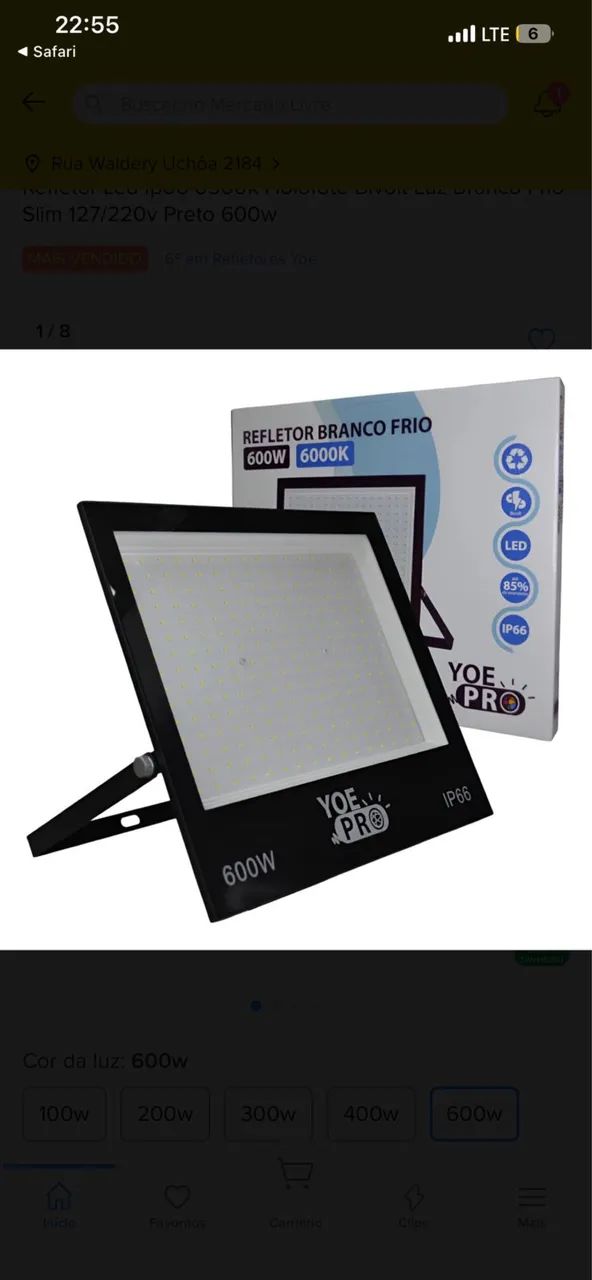 Refletor 1000w