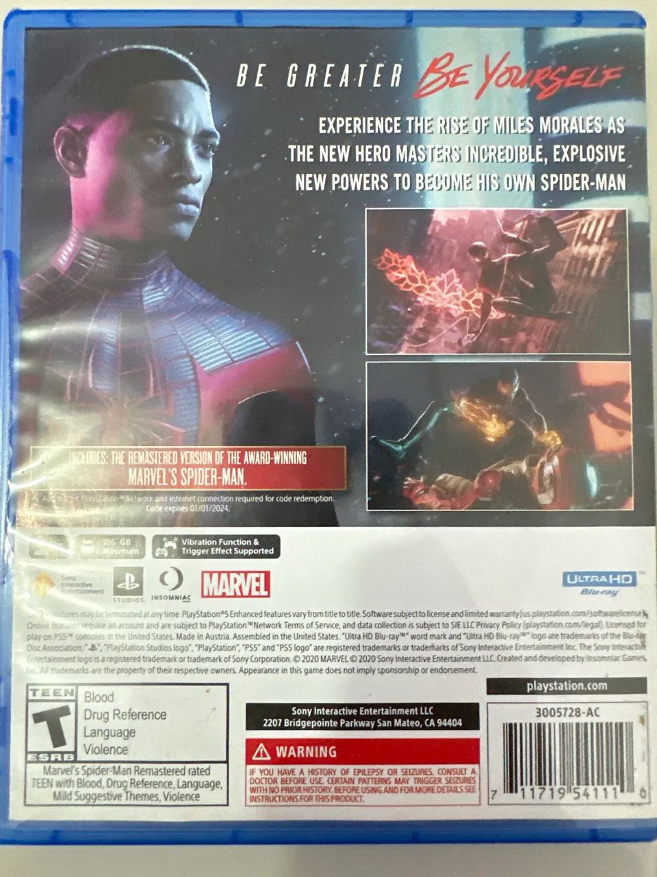 Jogo de Ps5 Spiderman Miles Morales - Foto 2