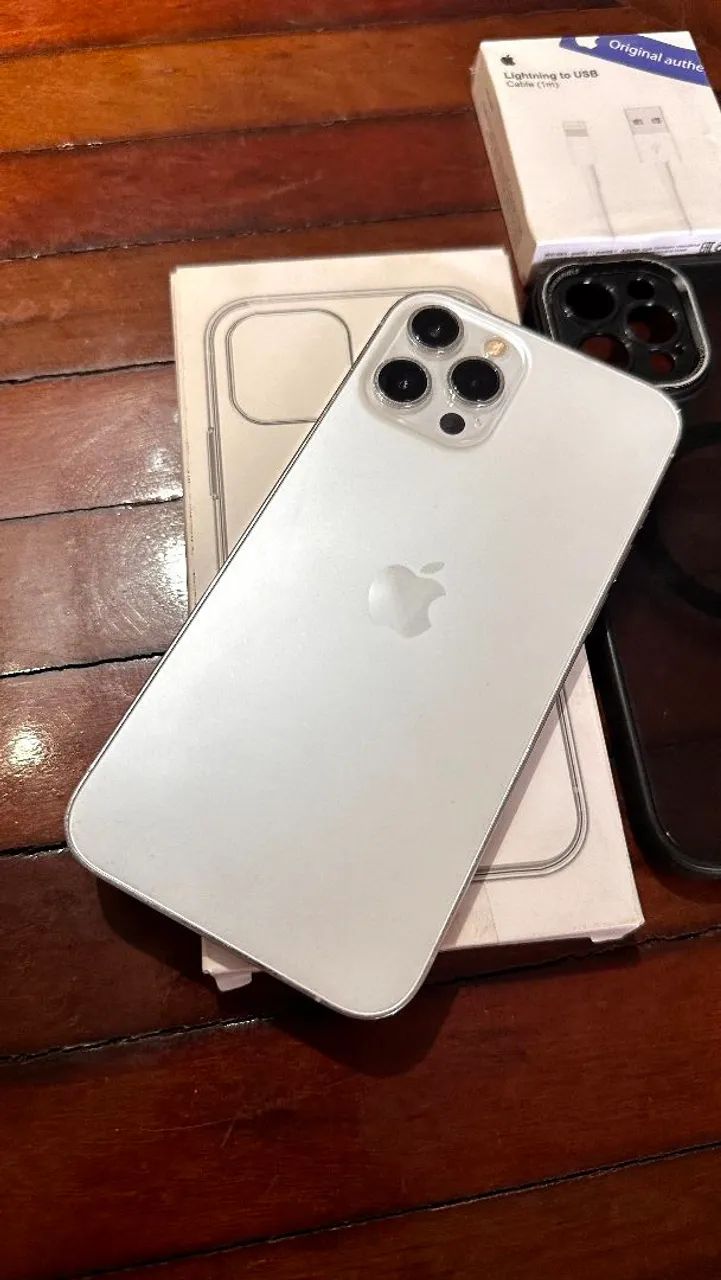 IPHONE 12 PRO MAX 128GB - BRANCO - Foto 4