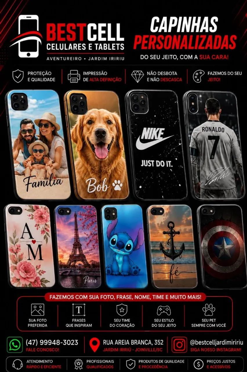 ? CAPINHAS PERSONALIZADAS DO SEU JEITO! ?