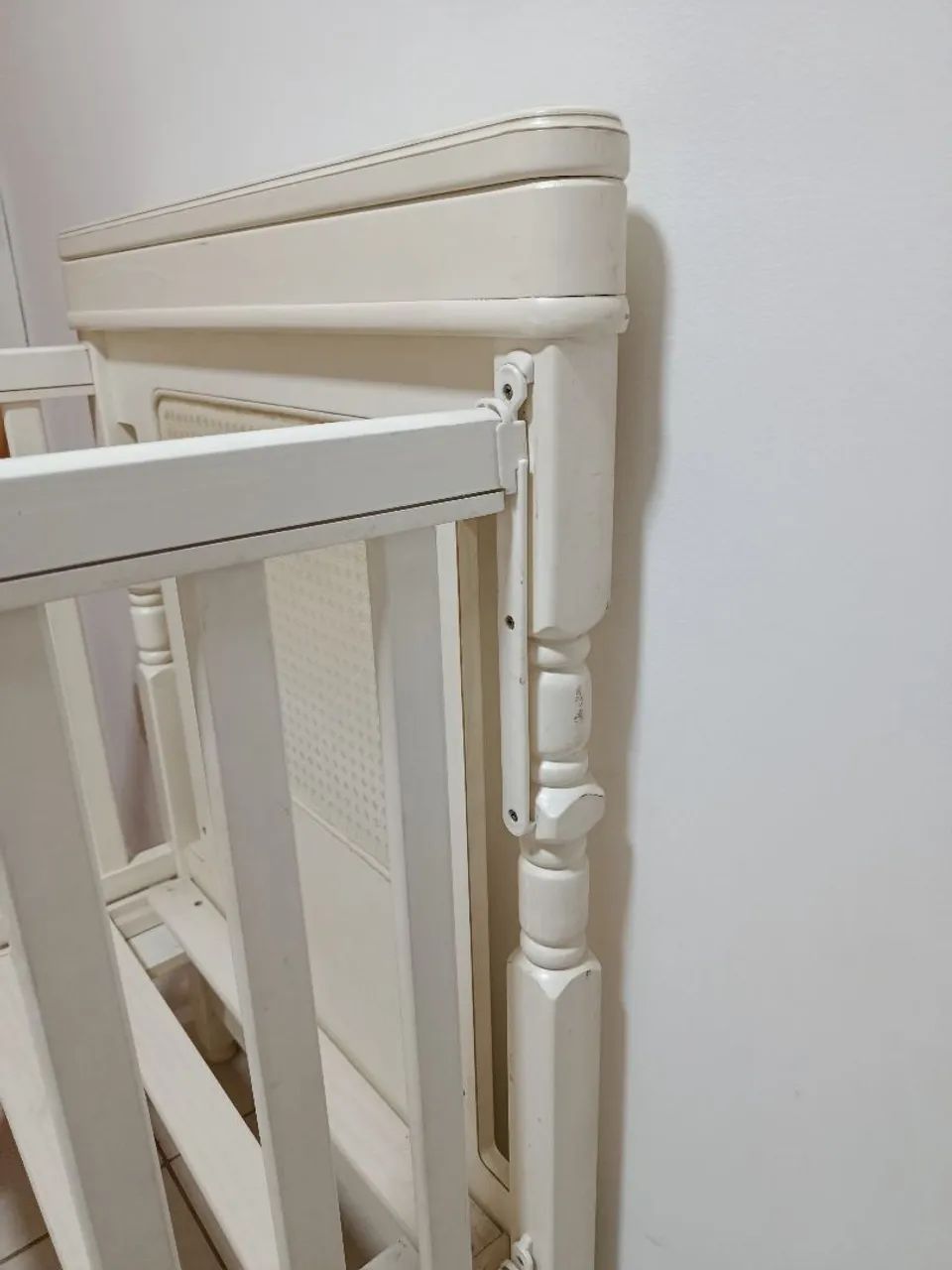 Berço branco madeira maciça - Foto 3
