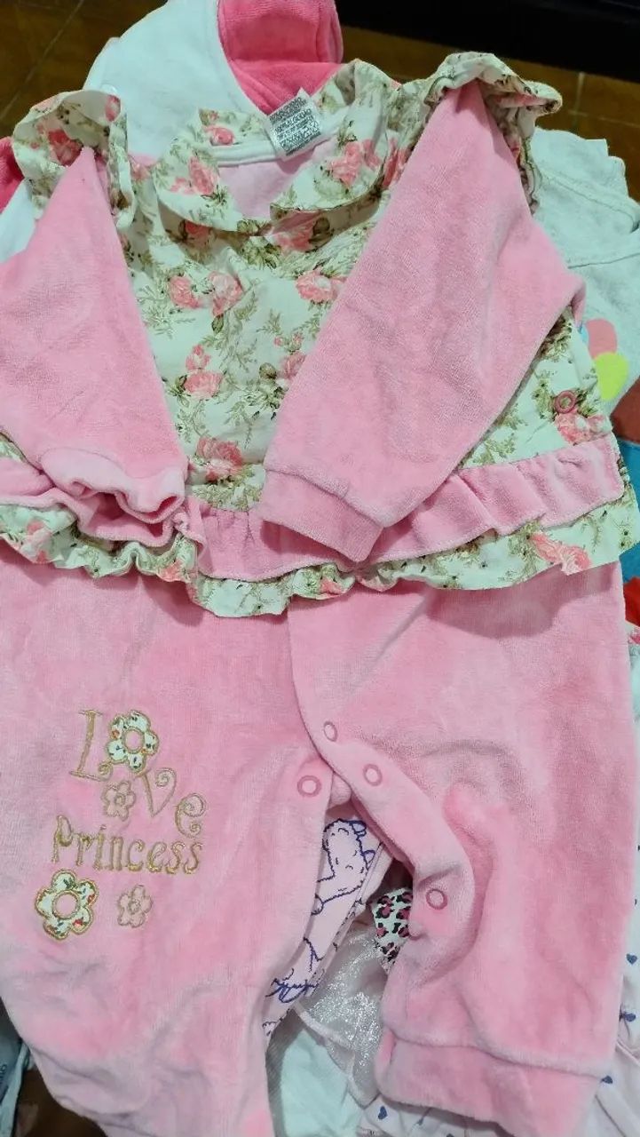 Roupas infantis meninas, enxoval completo  - Foto 3