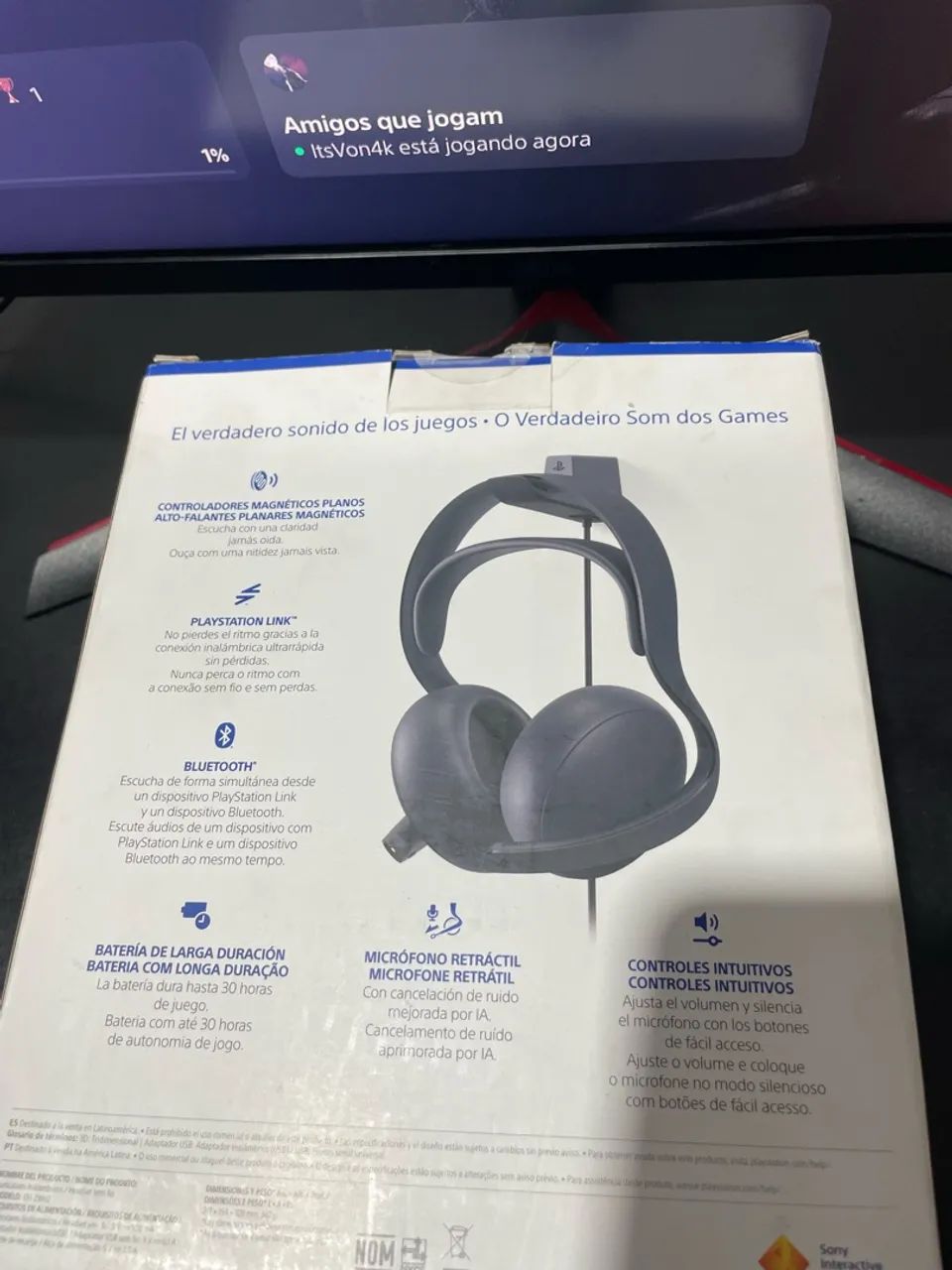 Headset pulse elite lacrado - Foto 2