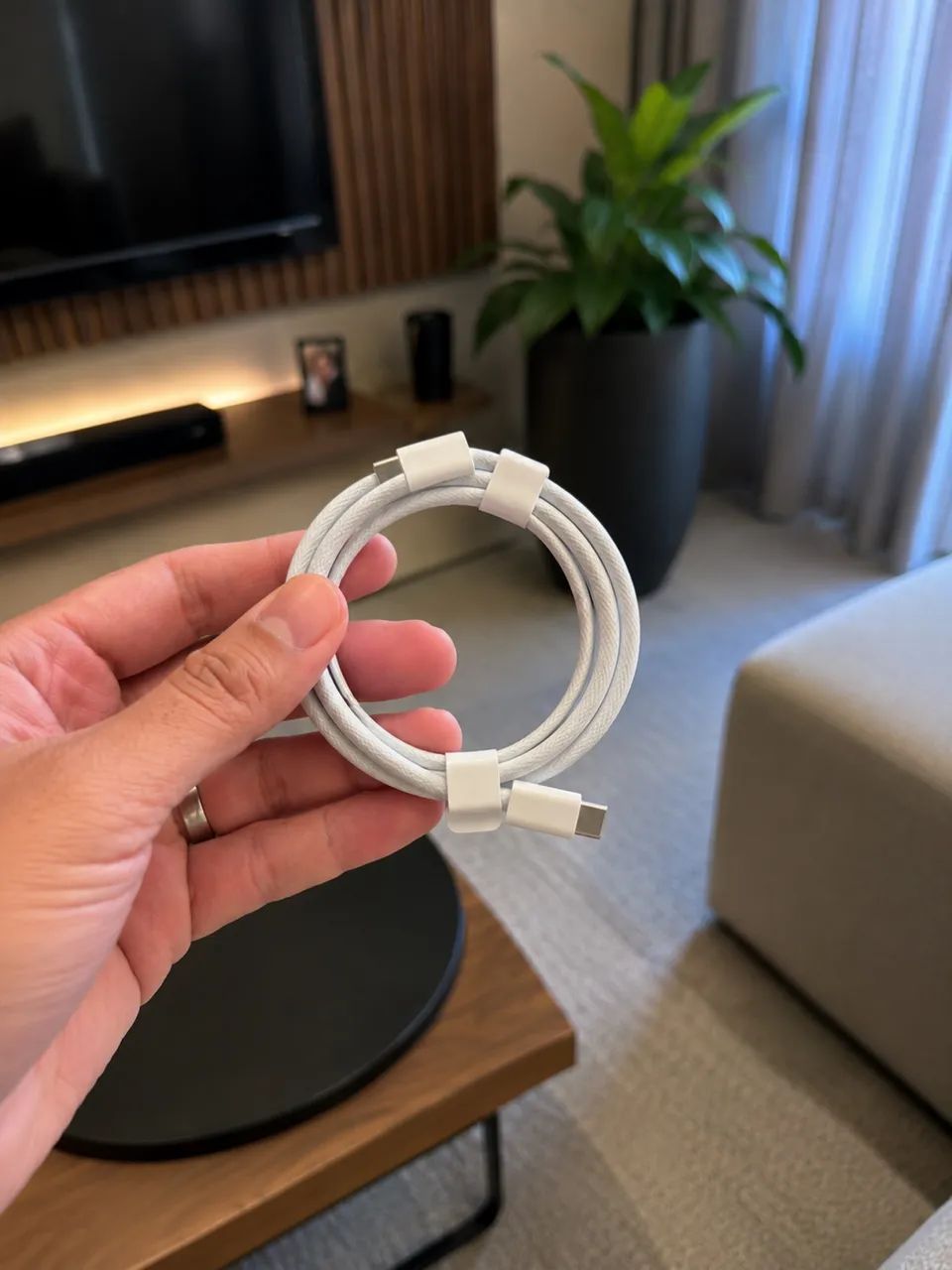 Carregador iphone android cabo usb-c - Foto 2