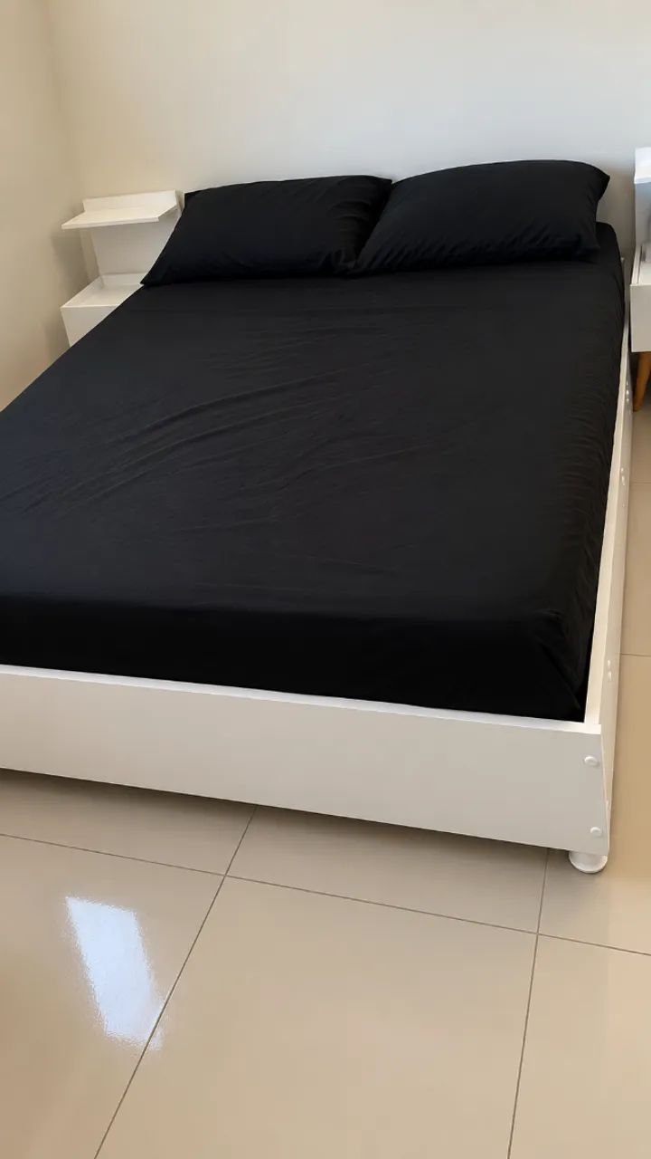 Cama de Casal Branca