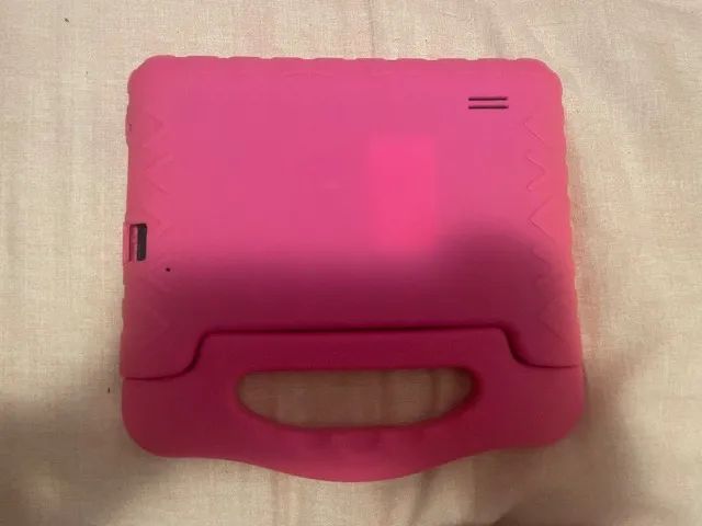 Tablet Multilaser infantil capa rosa - Foto 2