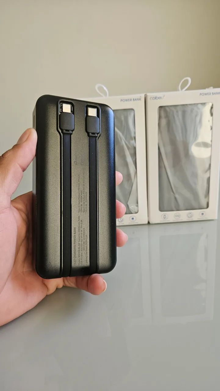 Power Bank 20000mAh com Display Digital - Foto 3