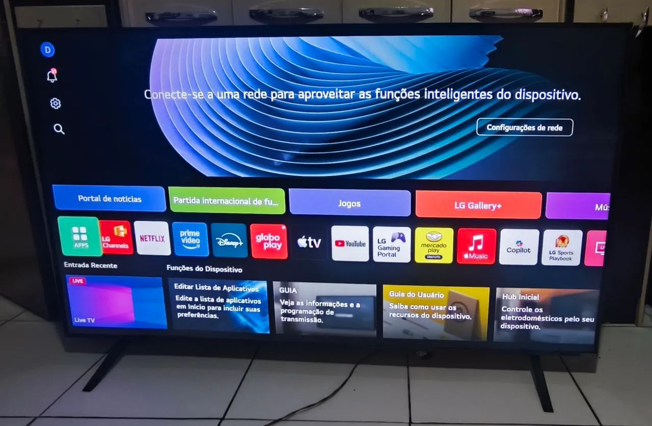 Smart TV 4K LG UHD 75 POLEGADAS 75UT8050PSA - para venda  - Foto 4