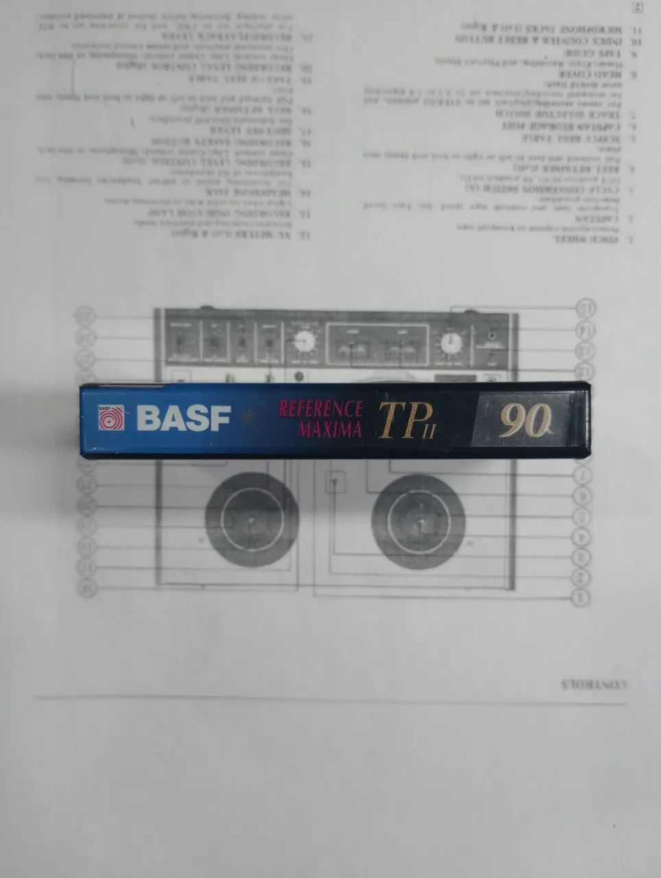 Fita cassete BASF TP II 90  - Foto 3