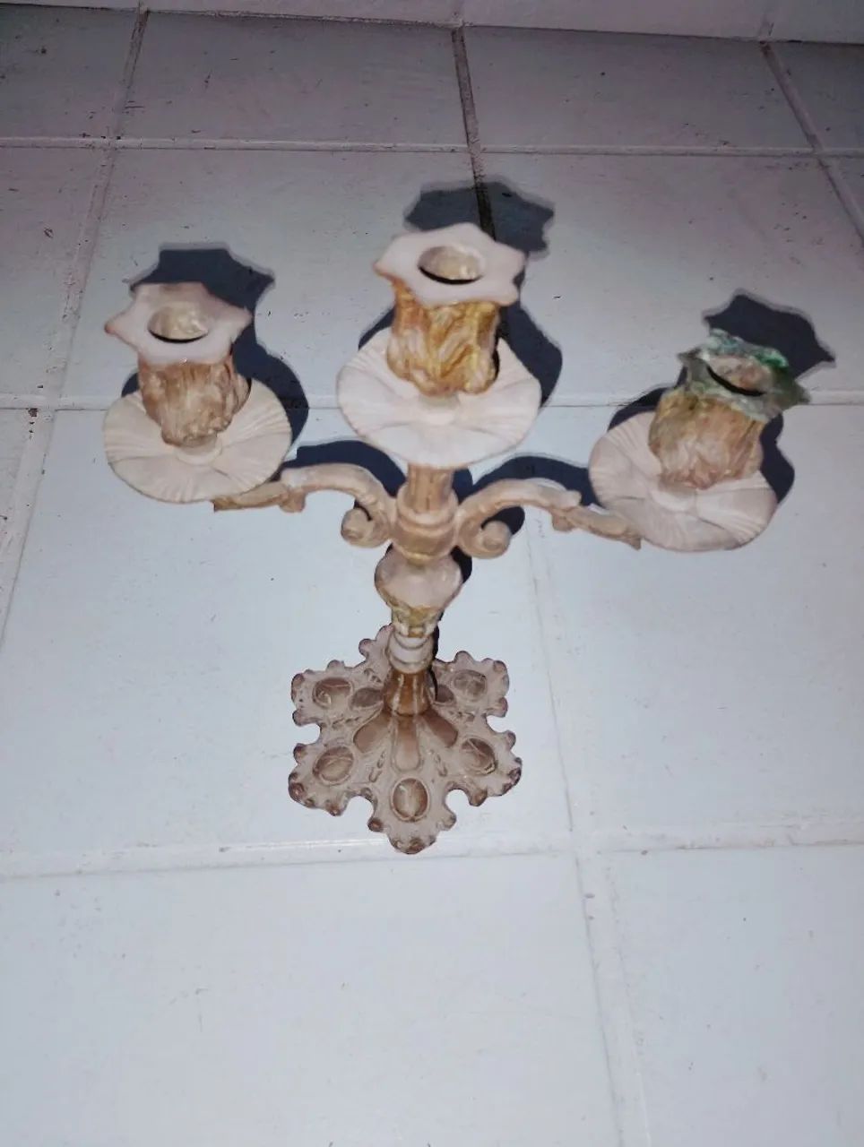 CASTIÇAL EM BRONZE