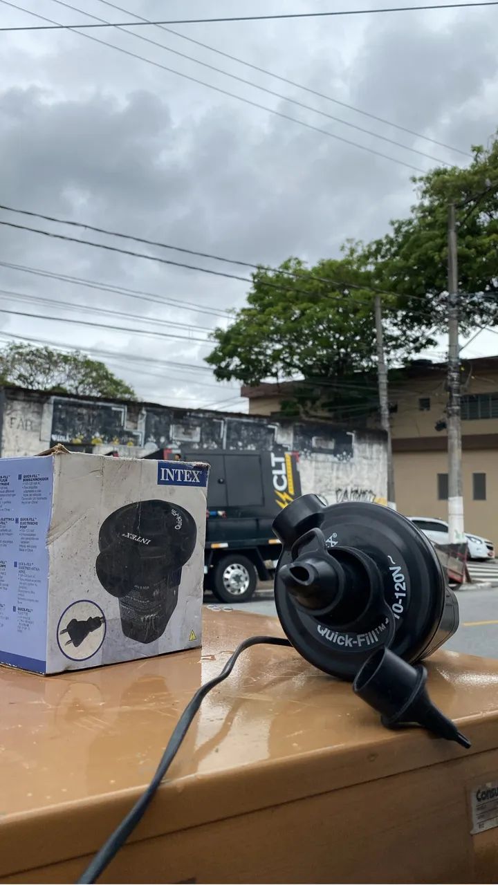 Bomba de ar elétrica Intex Quick Fill - Foto 2