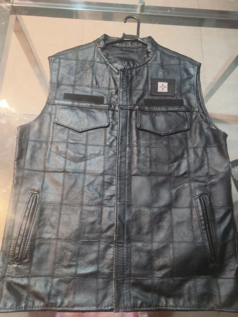 vendo colete para Motoclube de couro