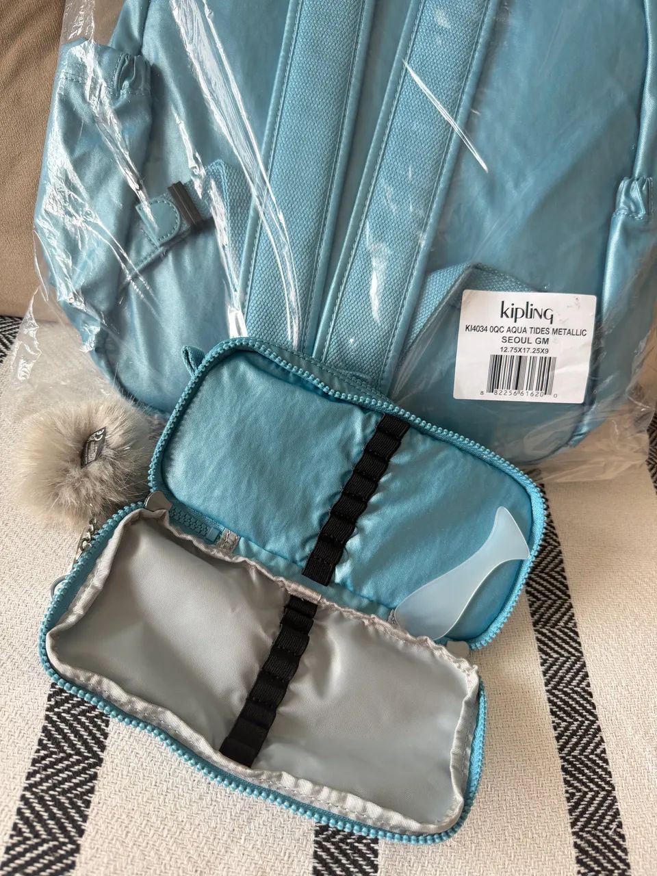 Mochila kipling + estojo - Foto 3