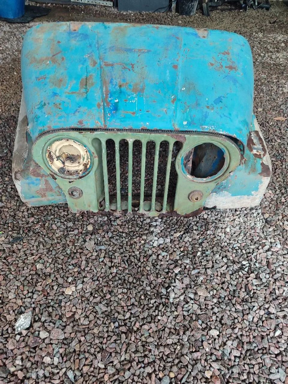 Frente jeep decoração 