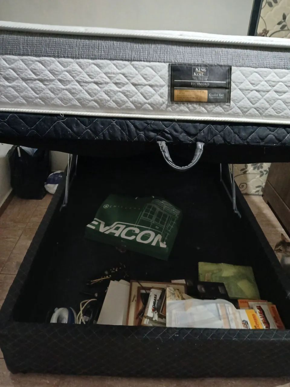 Cama box bau com colchão casal  - Foto 3