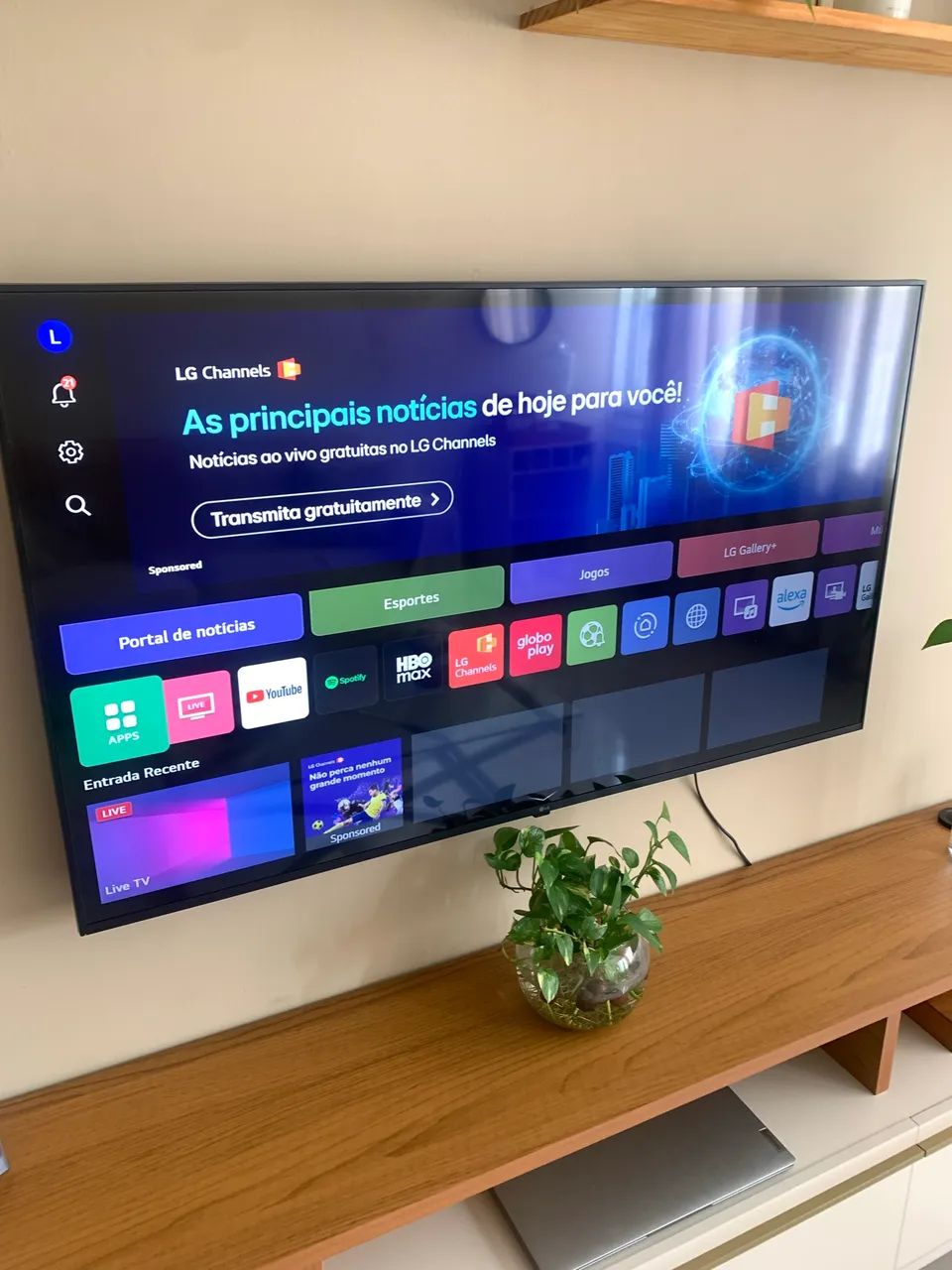 Tv 55 polegadas smart tv  - Foto 4