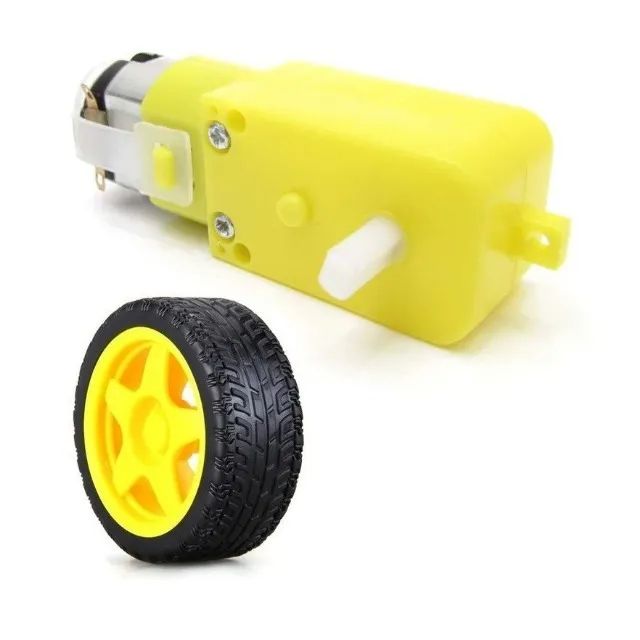 arduino Roda + Motor Dc 3v A 6v Redução - Foto 3