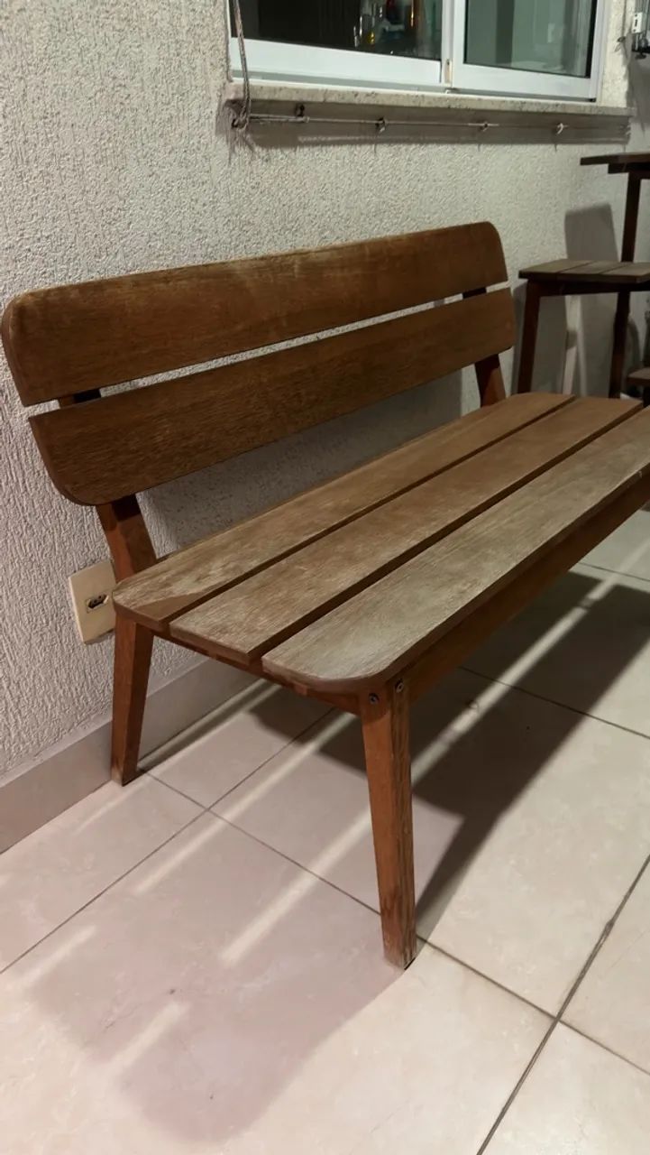 Banco de madeira  - Foto 2