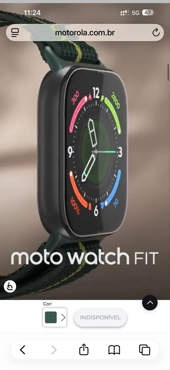 Smartwatch Moto Watch Fit