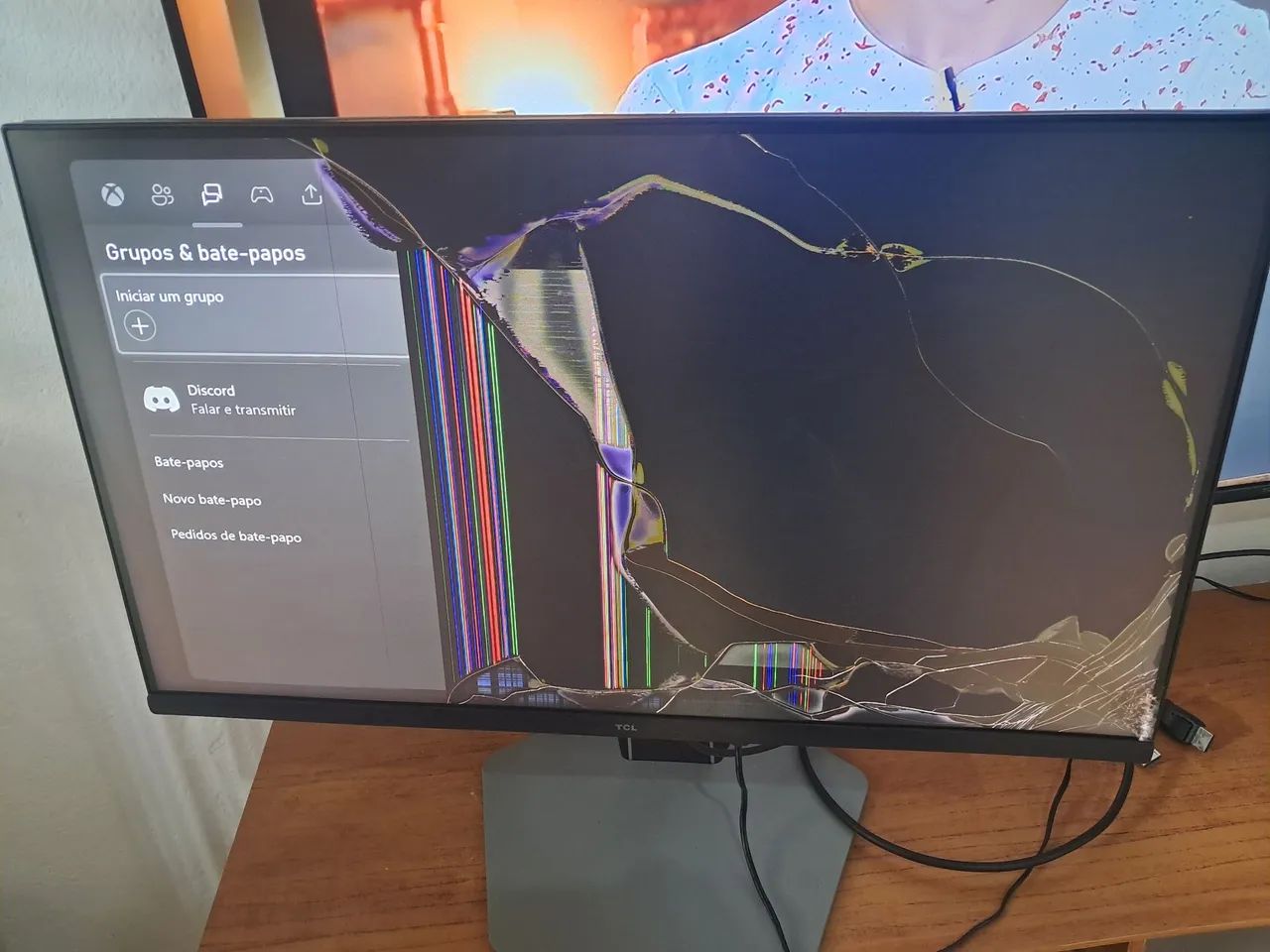 Monitor TCL 300hz (TELA QUEBRADA) - Foto 2