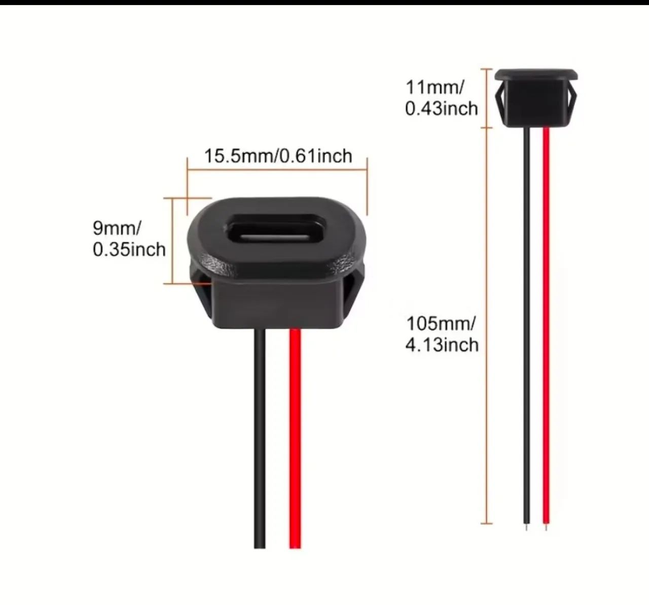 Conector tipo c fêmea  - Foto 3