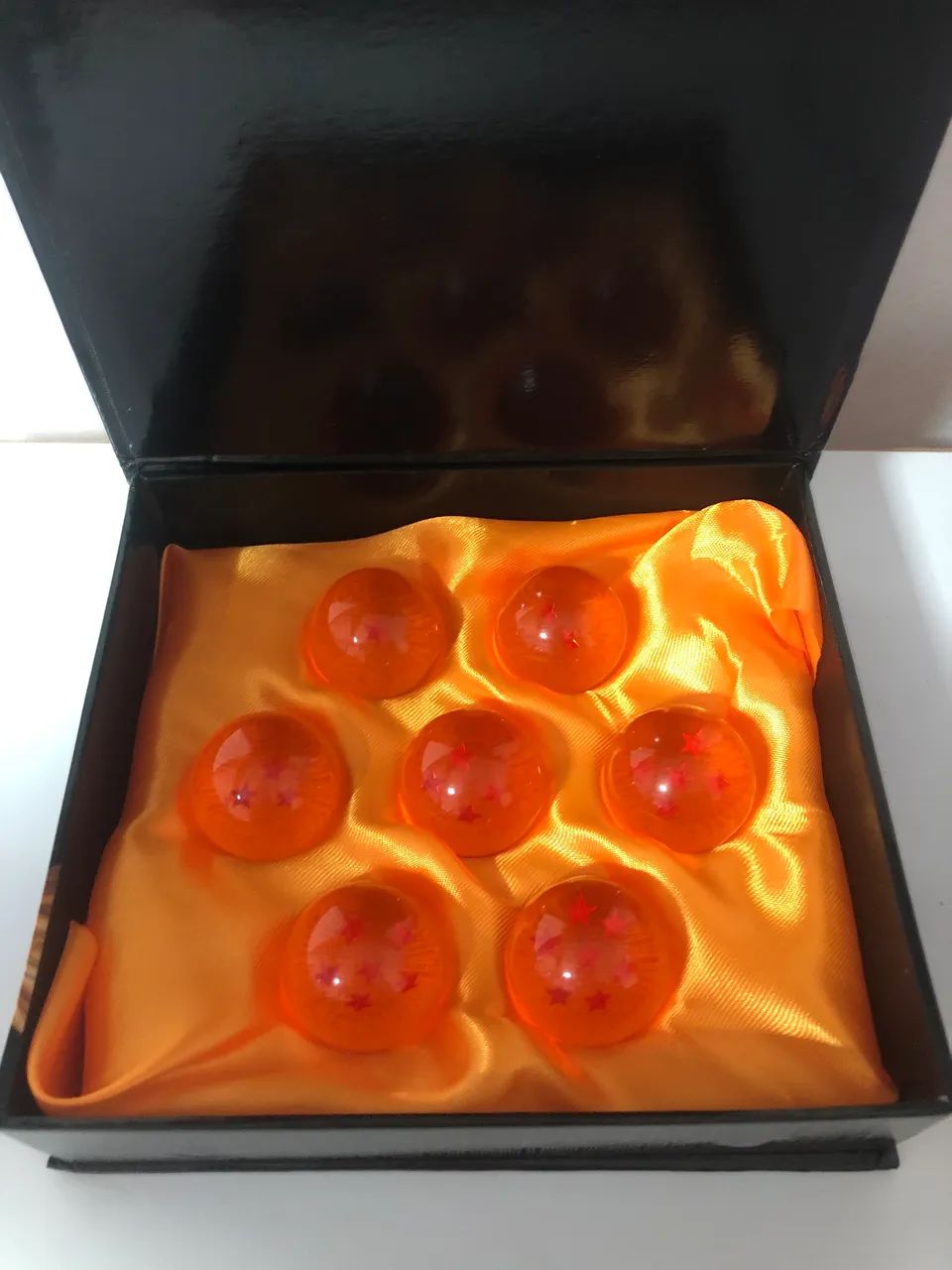 DRAGON BALL KIT ESFERA DO DRAGÃO 7 PEÇAS 3.5CM VAI COM CAIXA 