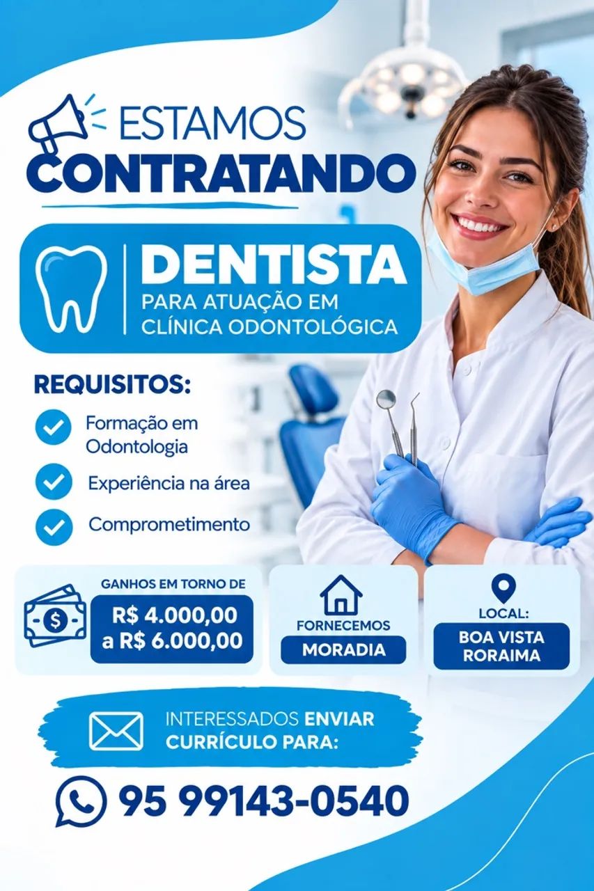 Contrata se DENTISTA 