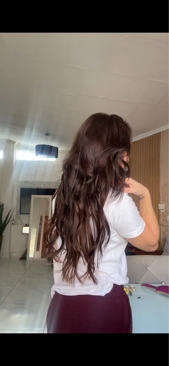 Cabelo humano/ mega hair brilhoso e macio