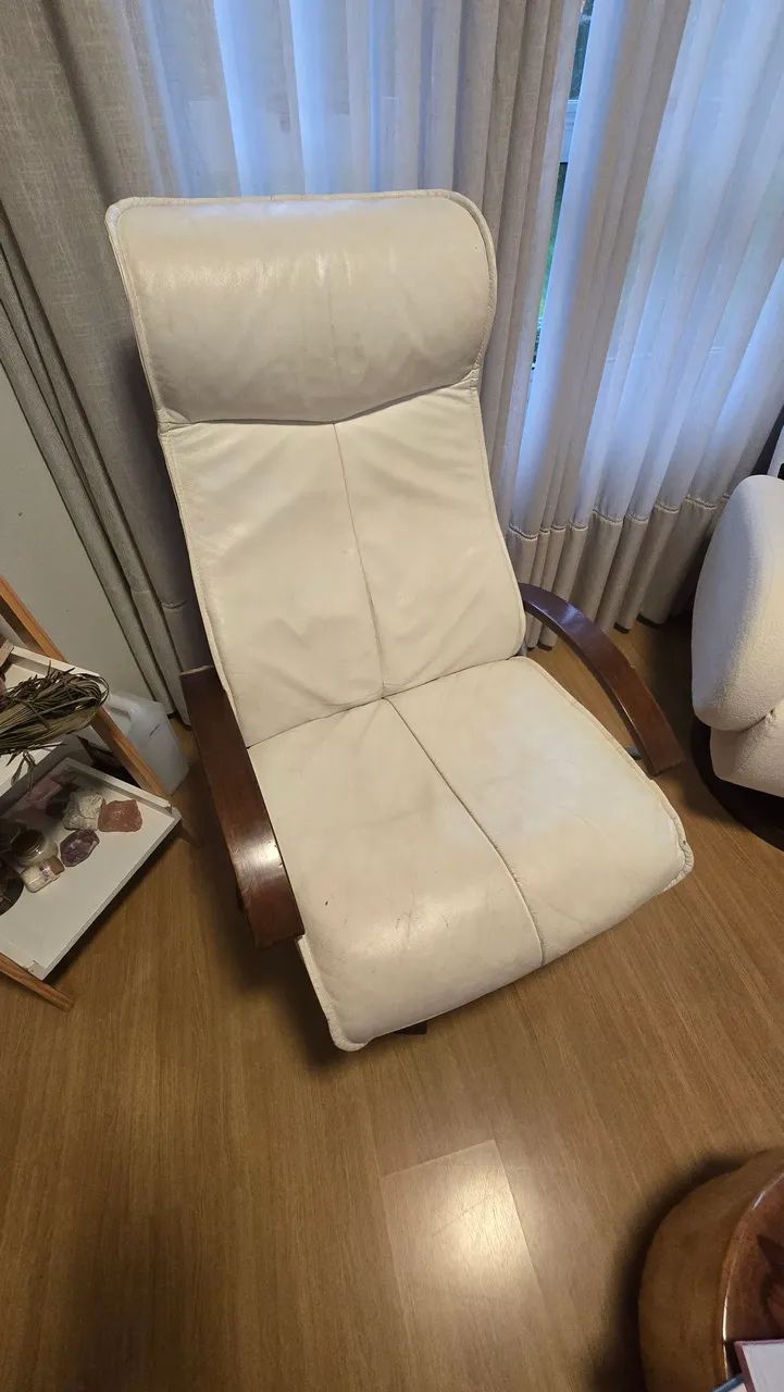 Poltrona Reclinavel de Couro - Foto 5