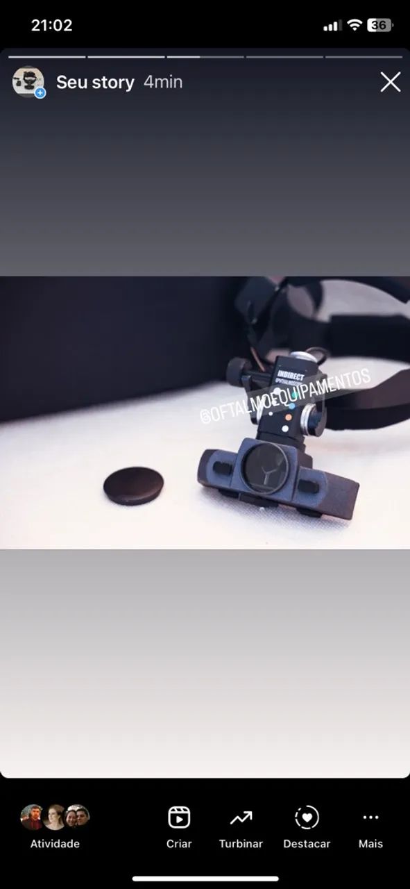 Oftalmoscópio binocular indireto  - Foto 4