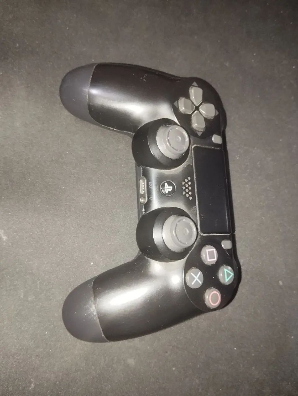 Controle ps4 para reaproveitamento de peças. Cabo Flat solto.