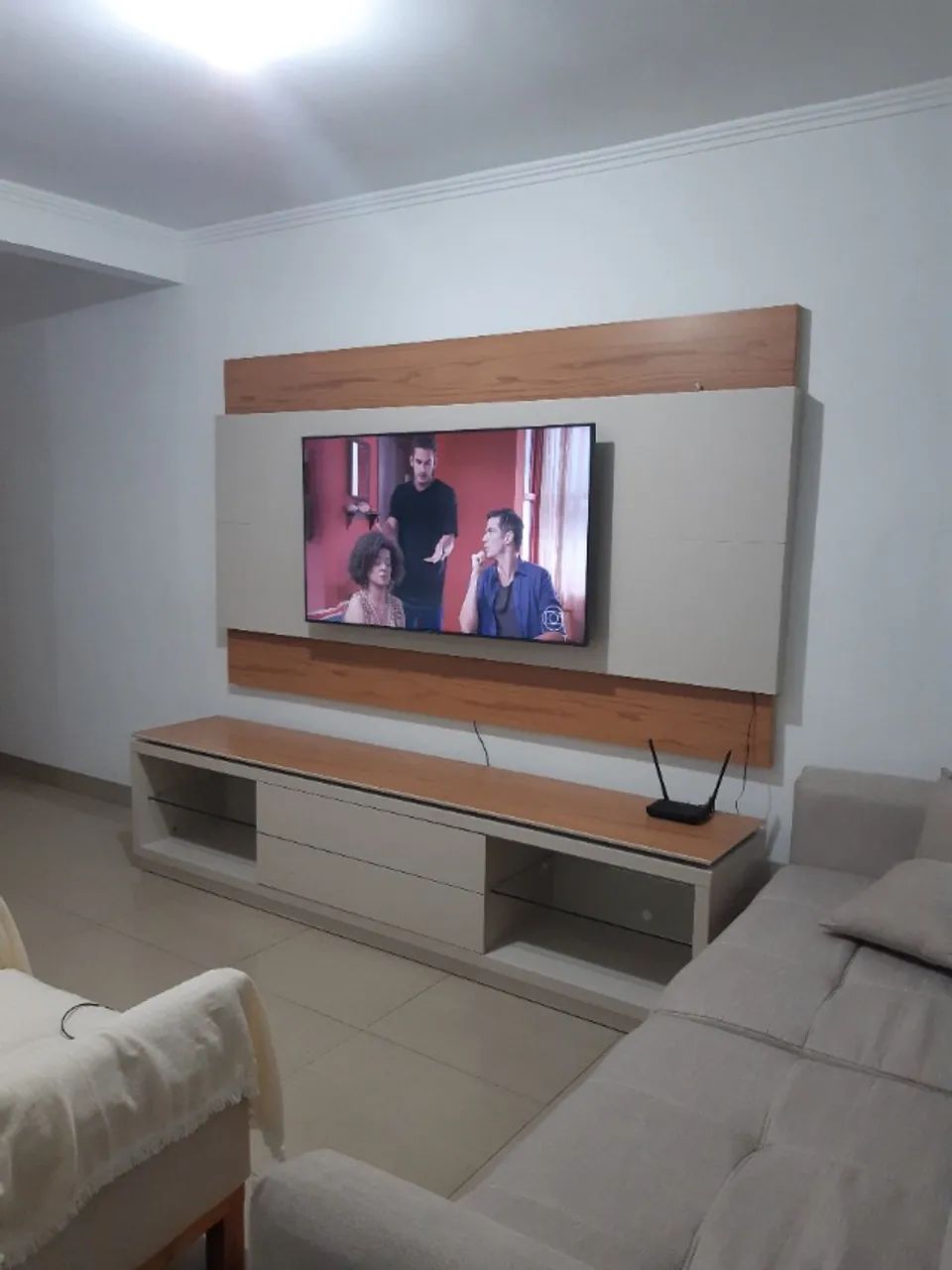 Rack com painel