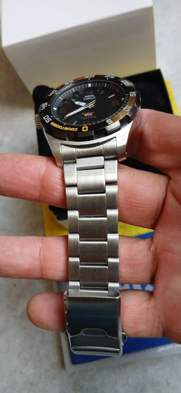 Relógio Seiko 5 Sports 4R35 - Foto 5