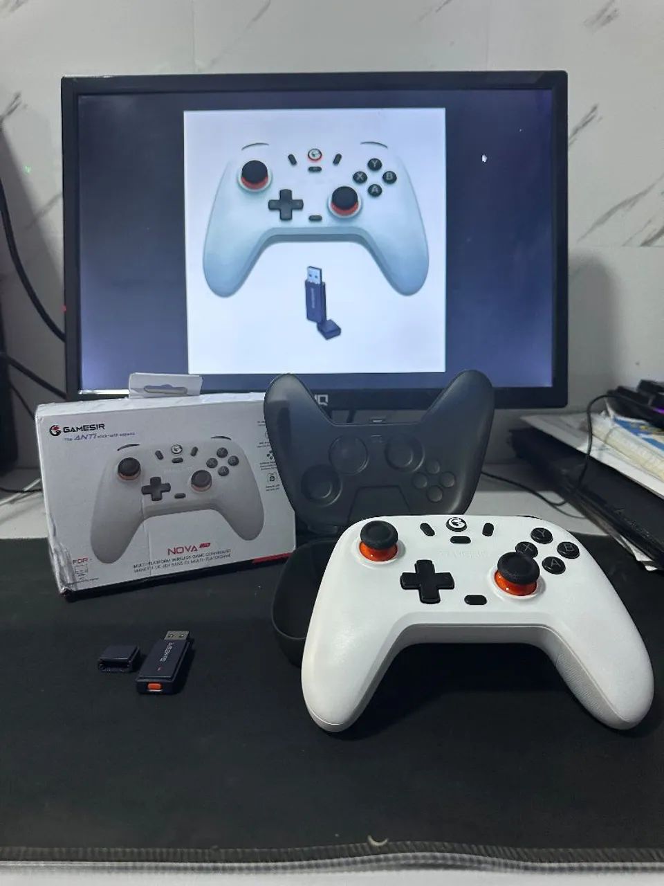 Controle GameSir Nova Lite, Multi-plataforma, Tri- Mode. Branco. - Foto 2