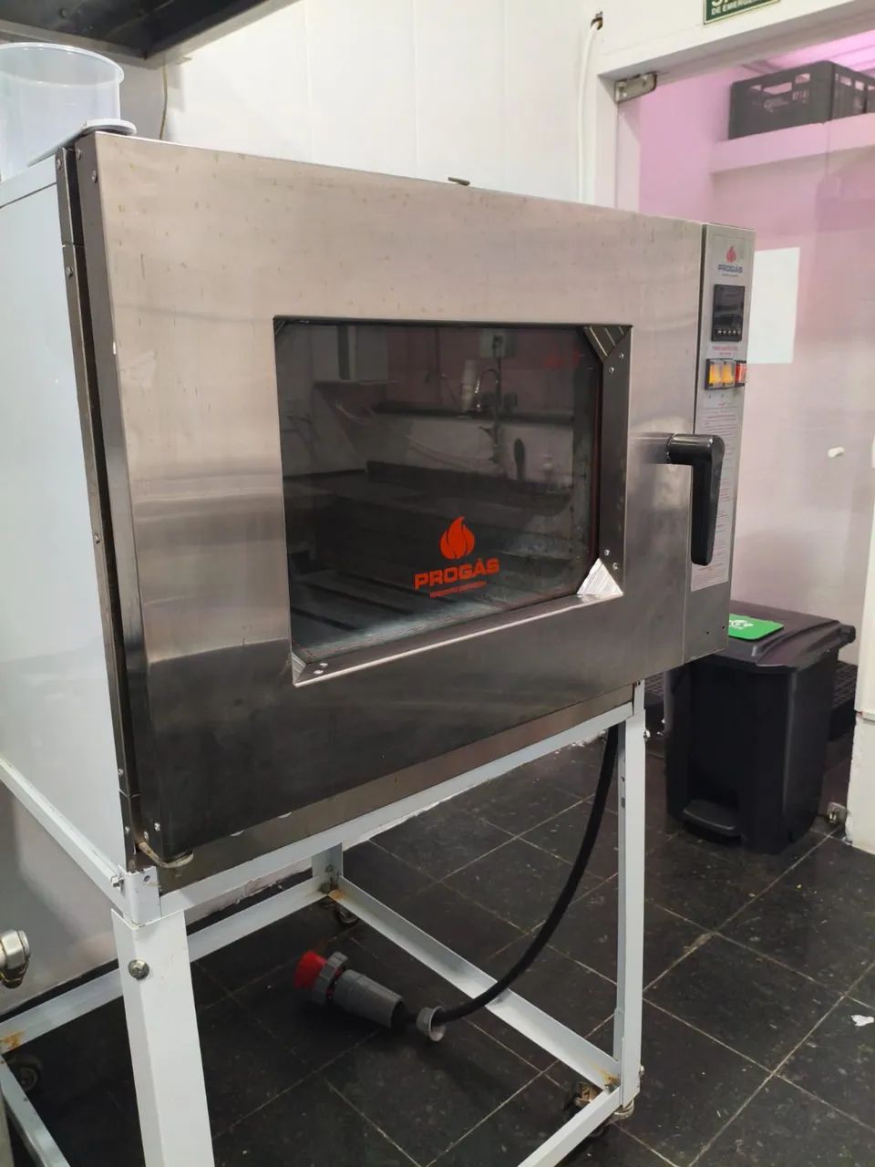 FORNO TURBO ELÉTRICO PROGÁS - 5 ESTEIRAS - COM CAVALETE