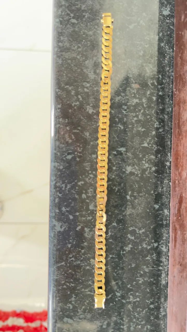 Pulseira de ouro 18k / 9 gramas  - Foto 4