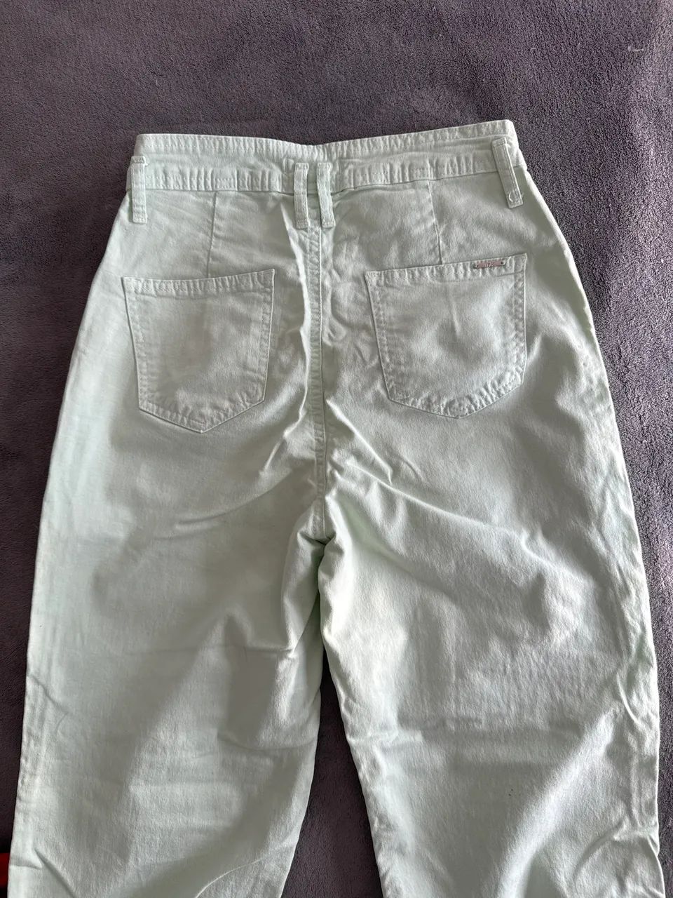 Cal ça jeans cor verde água  - Foto 2