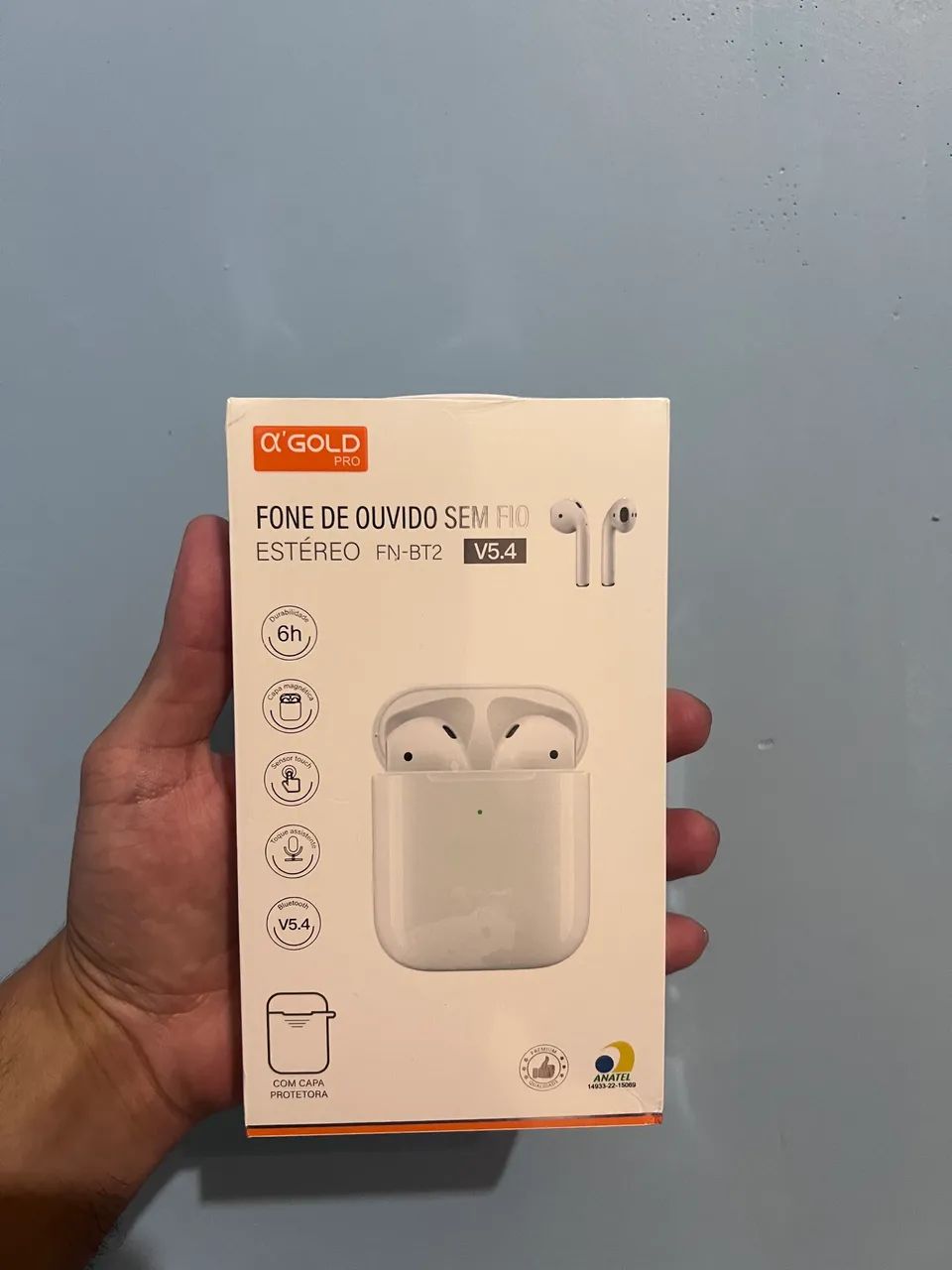 Fone Bluetooth Alpha Gold 